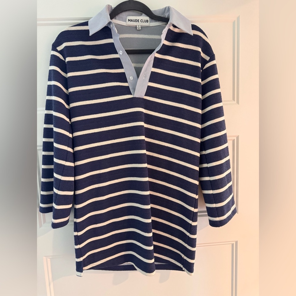 Stripped Terri Cloth Top